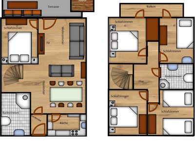 Ferienhaus für 9 Personen (102 m²) in Kirchheim (Hessen) 2/10