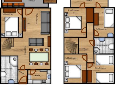 Ferienhaus für 9 Personen (100 m²) in Kirchheim (Hessen) 2/10