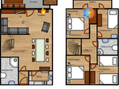 Ferienhaus für 7 Personen (102 m²) in Kirchheim (Hessen) 2/10