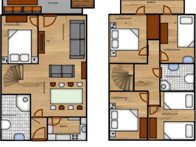 Ferienhaus für 9 Personen (100 m²) in Kirchheim (Hessen) 2/10