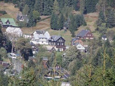 Blick auf das Ferienhaus Anno Dazumal