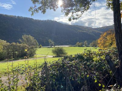 Moselchalet Koblenz Ausblick Herbst