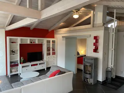 Moselchalet Koblenz Wohnzimmer (2)