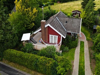 Sjö Hus - von oben vordere Ansicht