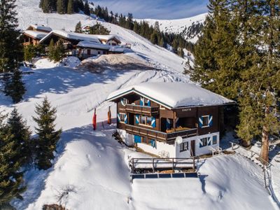 Außenseite Ferienhaus [Winter]