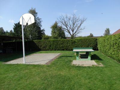 Der Basketball und der Tischtennis