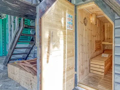 Eingang zum Saunaraum