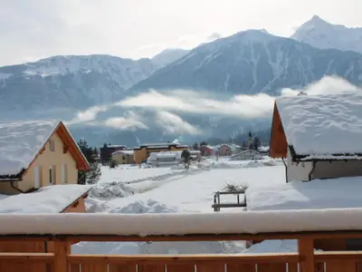 Aussicht vom Ferienhaus [Winter]