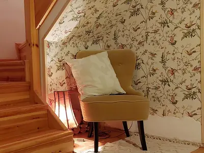 Leseecke im Wohnzimmer