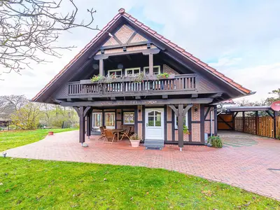 Ferienhaus Havelquelle Außenansicht vom Haus