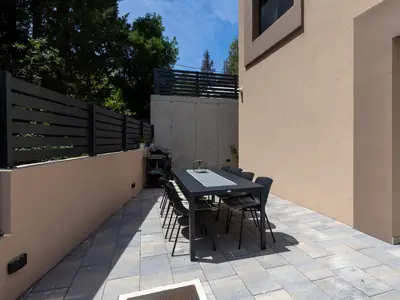 outside