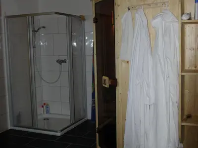 Bad mit Sauna Erdgeschoss