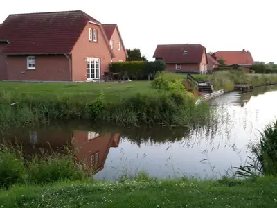 unsere Ferienhäuser direkt am Kanal