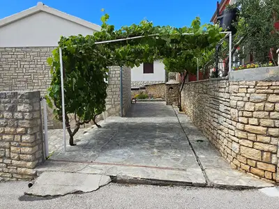 outside