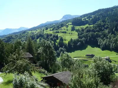 Blick vom Gartensitzplatz