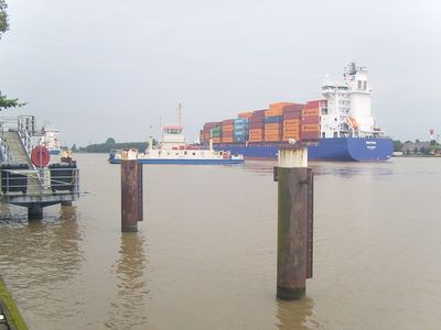 Fähr und Schiffverkehr auf dem NOK