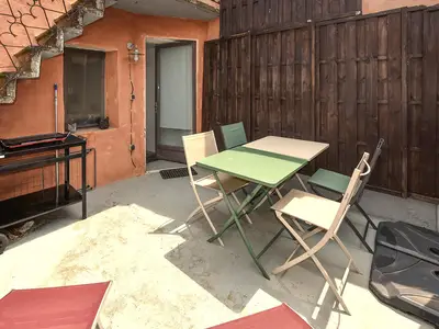 outside