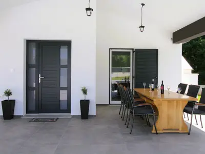 outside