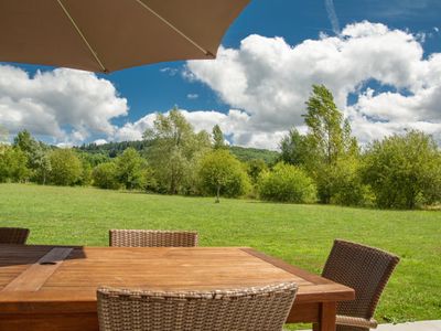 Aussicht vom Ferienhaus [Sommer]