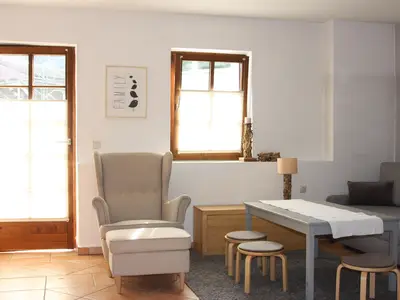 Wohnraum, Zugang Terrasse, Garten