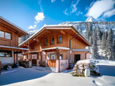 Außenseite Ferienhaus [Winter]