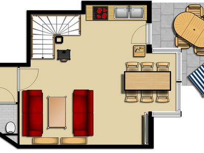 Ferienhaus für 8 Personen (88 m²) in Langeoog 2/4