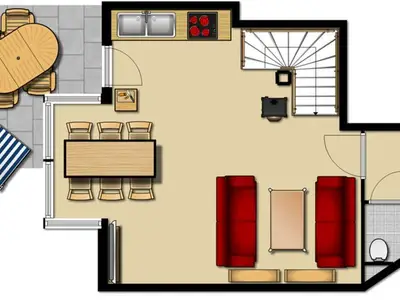 Ferienhaus für 6 Personen (88 m²) in Langeoog 2/4
