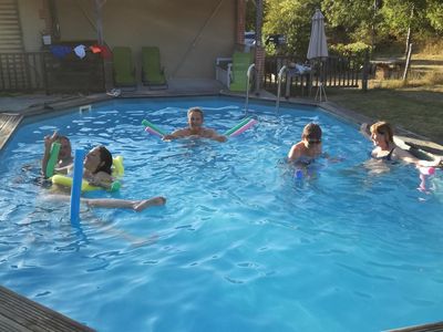 Piscine à partager