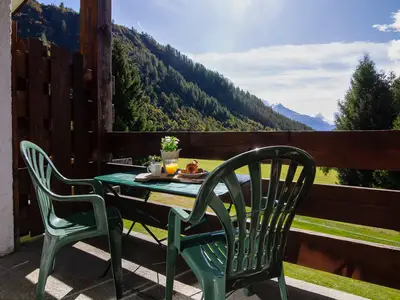Blick vom Balkon
