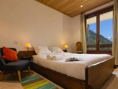 Schlafzimmer 2 mit einem Doppelbett