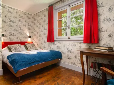 Schlafzimmer 2 mit einem Doppelbett