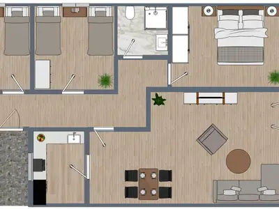 Ferienhaus für 7 Personen (84 m²) in Lechbruck am See 10/10