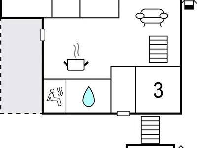 Ferienhaus für 8 Personen (97 m²) in Lembruch 1/10
