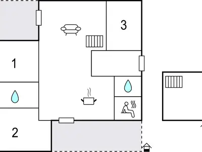 Ferienhaus für 8 Personen (97 m²) in Lembruch 1/10
