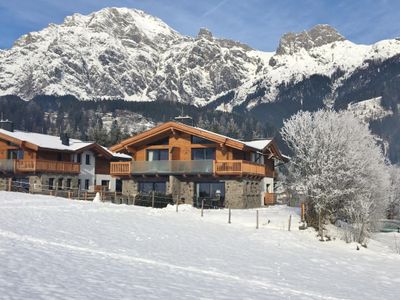 Außenseite Ferienhaus [Winter]