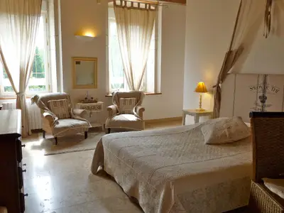 Schlafbereich Domaine du Manoir