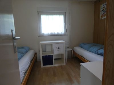 Schlafbereich. Schlafzimmer 2, mit 2 Einzelbetten