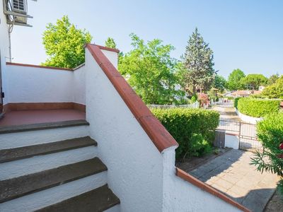 Balkon. Der Blick vom Balkon