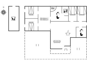 Ferienhaus für 8 Personen (151 m²) in Løkken