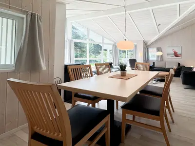 Essbereich im Wohnzimmer