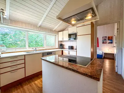 Wohnzimmer mit Küche