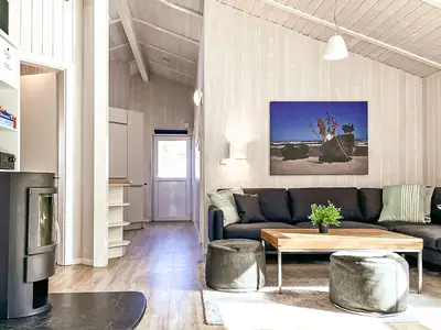 Wohnzimmer mit Blick zur Küche
