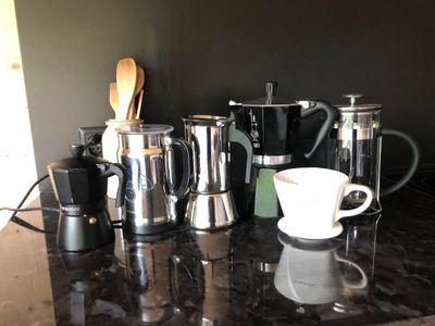 Kaffee, Espresso, Frenchpress, Milchschäumer