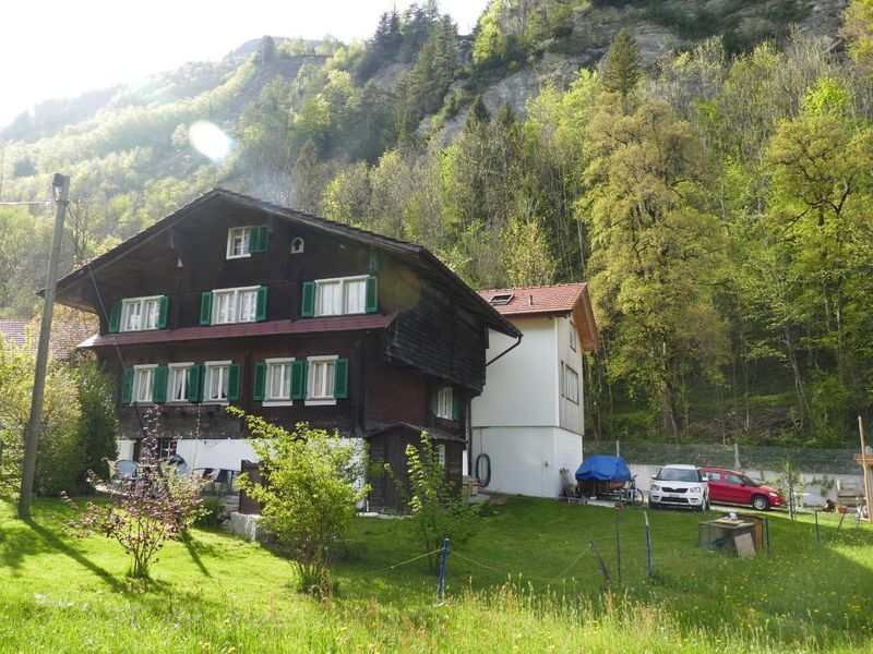 Haus im Frühling