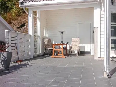 outside