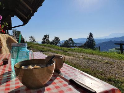 Frühstück mit Aussicht