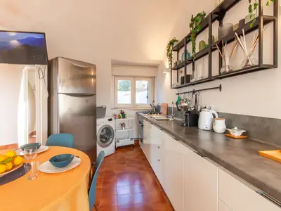 Küche und Essbereich