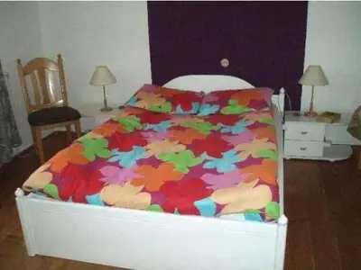 Schlafzimmer für zwei Personen, oben