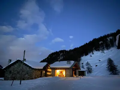 Abendstimmung Chalet "Casa Bellavista Isola" für 2-4 Personen