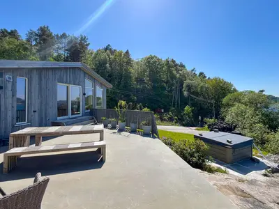 outside